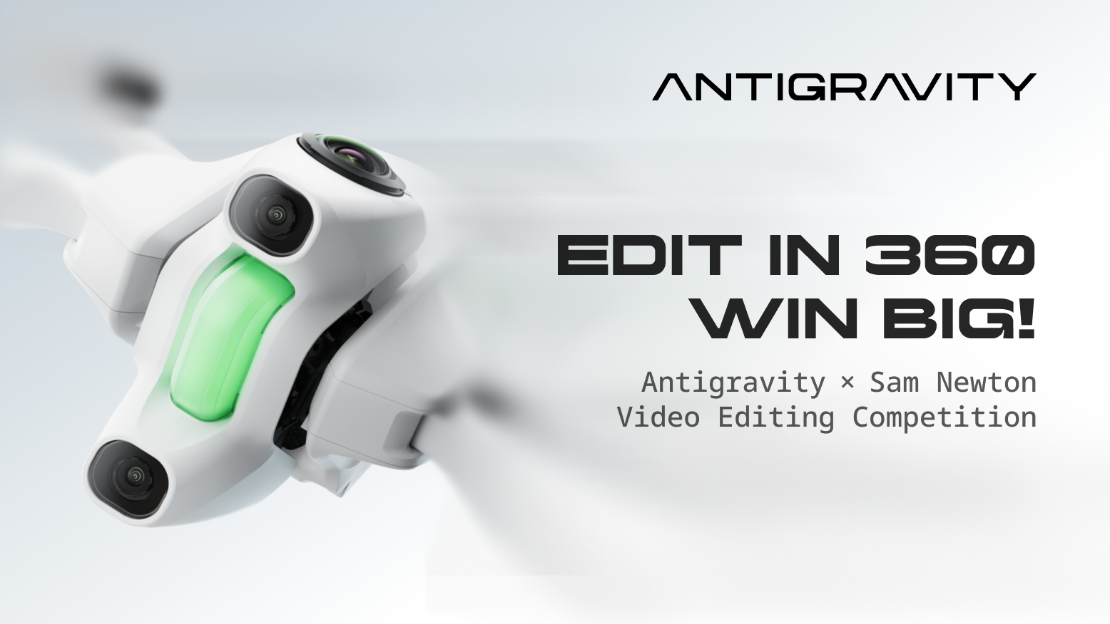Your Chance to Win Antigravity A1 with Sam Newton