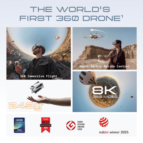 Antigravity A1 Infinity Bundle | 360 Drone Camera